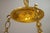 Neo-Classical Gilt Bronze and Brass Pendant Light, 1890s For Sale - Image 12 of 18
