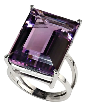 Awesome Amethyst and Sterling Silver Handmade Ring