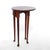 Brown Diminutive Queen Anne Mahogany Flip Top Demilune Side Table 20thC For Sale - Image 8 of 11