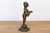 Metal Antique Indian Cinnabar Bronze Apsara Statue For Sale - Image 7 of 11