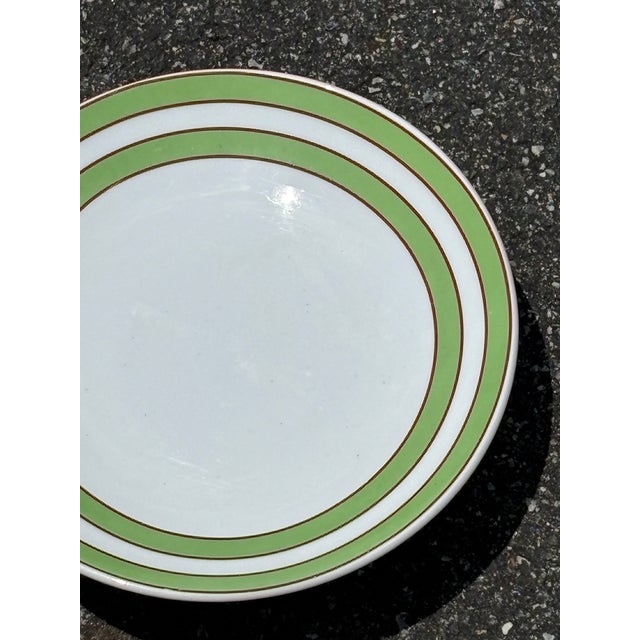Mid 20th Century Mid 20th Century Mid-Century Modern English Market Pedestal Cake Plate / Platter For Sale - Image 5 of 10
