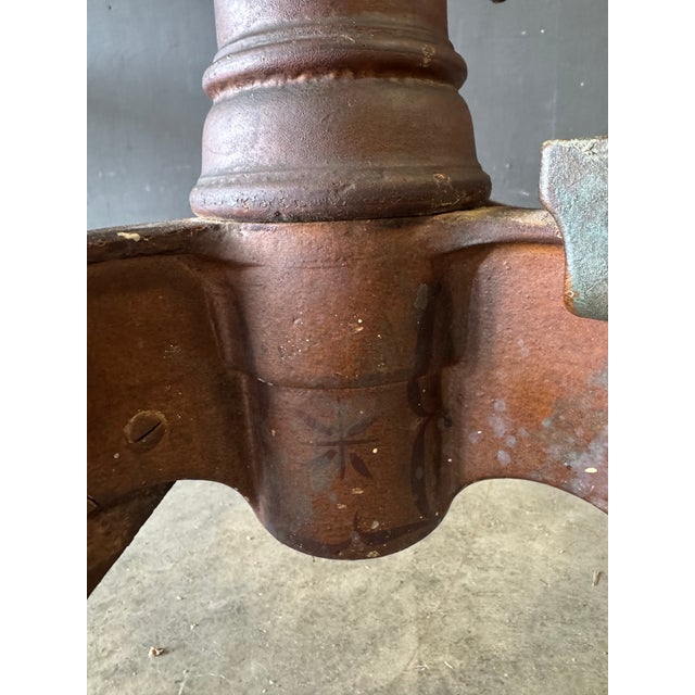 Antique Cast Iron Drafting Table by Keuffel & Esser For Sale - Image 9 of 12