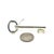 1990s 1990s Tiffany & Co Estate Key Brooch Pin Sterling Silver For Sale - Image 5 of 7