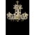 Gold Handcrafted Imperial Venetian Murano Glass Chandelier by Simoeng for Simoeng For Sale - Image 8 of 9