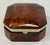 Mid-Century Modern Vintage Frederick Cooper Style Porcelain Faux Burl Wood Box For Sale - Image 3 of 11