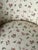 Cream Floral Chintz Skirted Swivel Club Chair, 1980s For Sale - Image 10 of 10