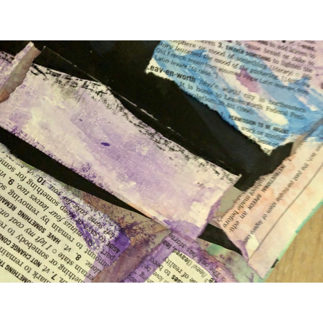 2020s Contemporary Mixed Media Painting by CL Auker, White Knight With Blue and Purple For Sale - Image 5 of 7