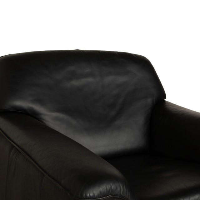 Leather Armchair in Black from Lauuser For Sale - Image 6 of 15