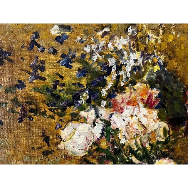 Nikolai Tolkounov, Fiori, Oil Painting, 1970s, Framed For Sale - Image 6 of 10