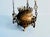 Metal Antique Greek Orthodox Byzantine Brass Sanctuary Vigil Oil Lamp, 1920 For Sale - Image 7 of 12