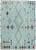2010s Vintage Aqua Moroccan Style Rug - 10'03 X 14'02 For Sale - Image 10 of 10