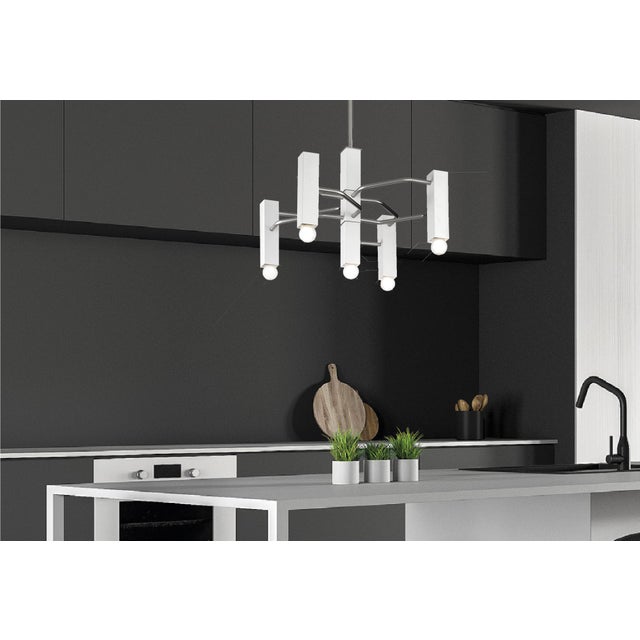 Italian 21st Century Cubic Flush Mount by Fabio LTD For Sale - Image 3 of 4