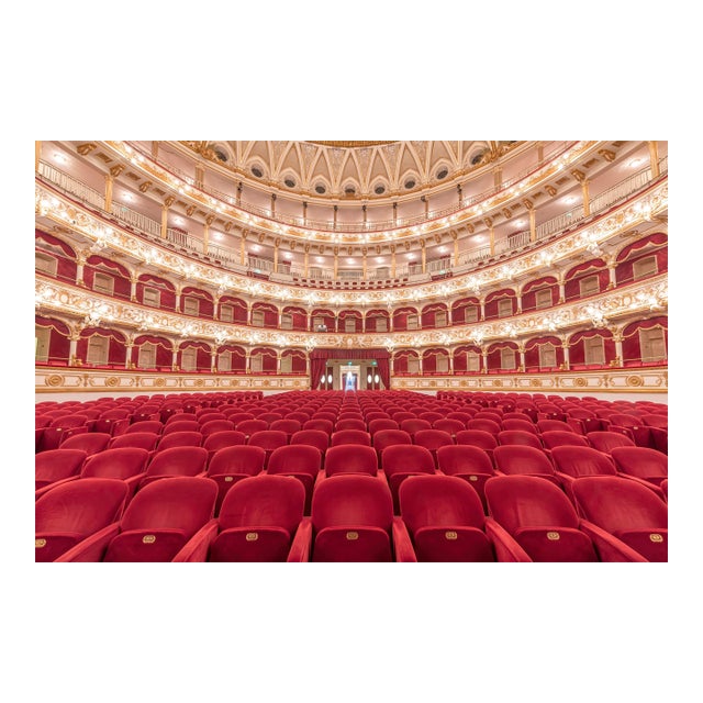 Teatro Petruzzelli Xi, Bari, Italy, Interior Photograph by Richard Silver 24x36 For Sale