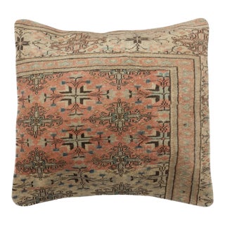 24"x24" Traditional Cushion Cover. Handmade Rug Pillow. Vintage Throw Pillow For Sale