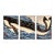 Japanese Whale Triptych Reproduction, Coastal Nautical Art Print Set of 3, 40″ × 60″ For Sale