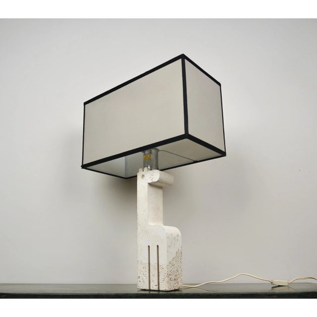 Giraffe Table Lamp in Travertine by Fratelli Mannelli, Italy, 1970s For Sale - Image 10 of 18