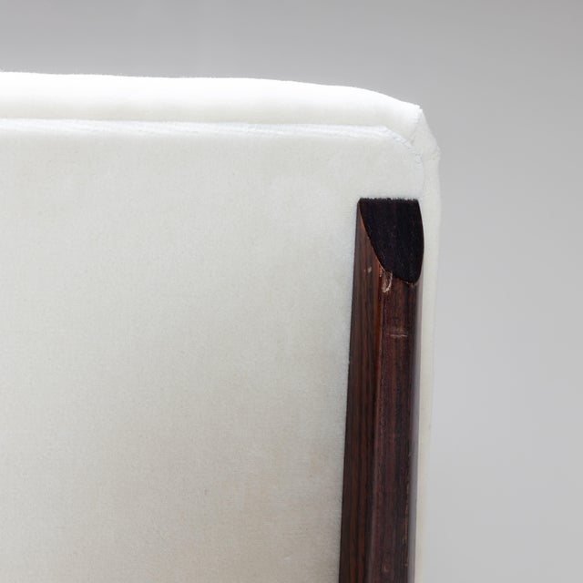 Model S82 Chairs in White Mohair by Eugenio Gerli for Tecno, 1960s, Set of 4 For Sale - Image 12 of 17