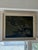 Contemporary Vintage Oil and Acrylic Abstract Painting on Beveled Linen Mat and Maple Frame For Sale - Image 3 of 10