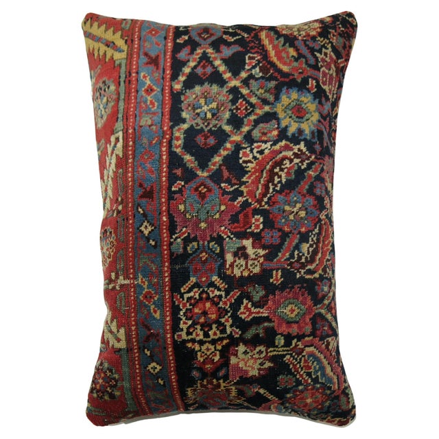 Pillow made from a 20th-century Persian Mahal Rug. Measures: 15'' x 21''.