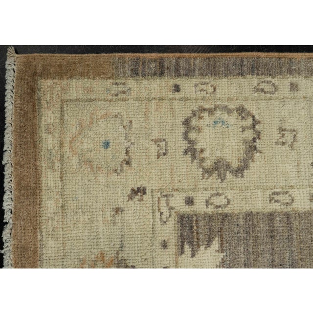 Early 21st Century Oushak Square Rug 3'2" x 3' #21345 For Sale - Image 5 of 8