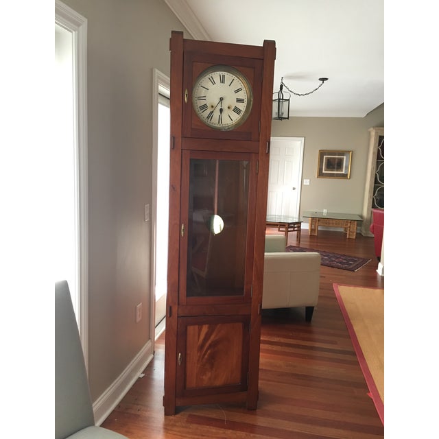 Sessions Co Antique Mission Grandfather Clock Chairish