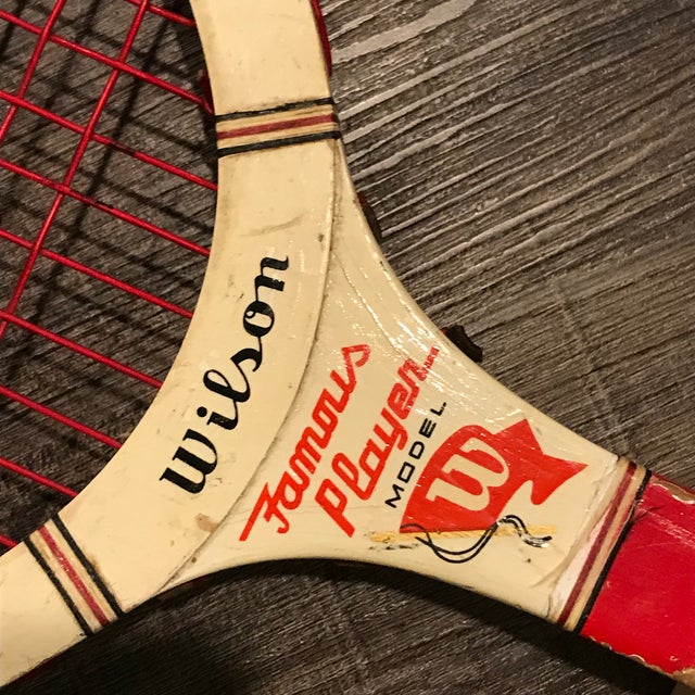 Vintage Wilson Tennis Racquets Set of 2 Chairish