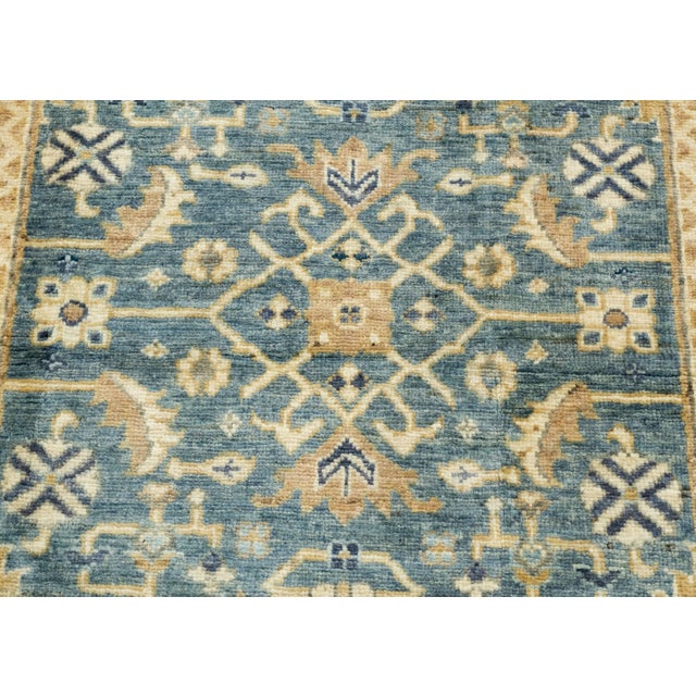 Turkish Oushak Rug 2'10" x 4'10" #17474 For Sale In Houston - Image 6 of 8
