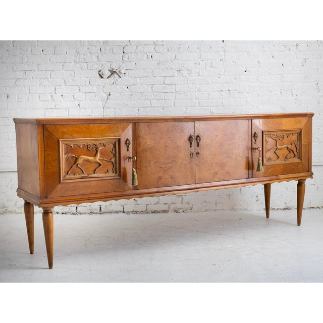 Pier Luigi Colli Italian Mid-Century Credenza in the Style of Pier Luigi Colli For Sale - Image 4 of 18