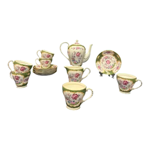 Vintage Royal Grafton Canton Tea Set - 14 Pieces