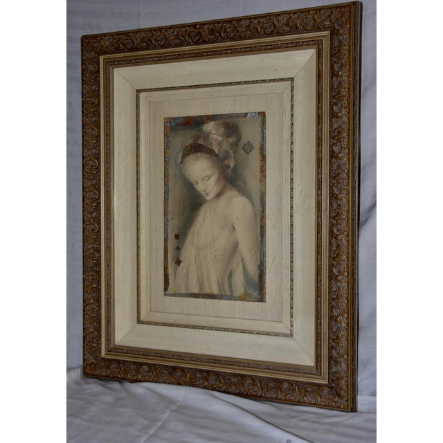 Early 21st Century Csaba Markus 'Cassandra' Original Museum-Quality Painting Mixed Media For Sale - Image 5 of 12