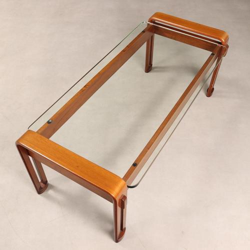 Wood Vintage Coffee Table, 1970s For Sale - Image 7 of 9
