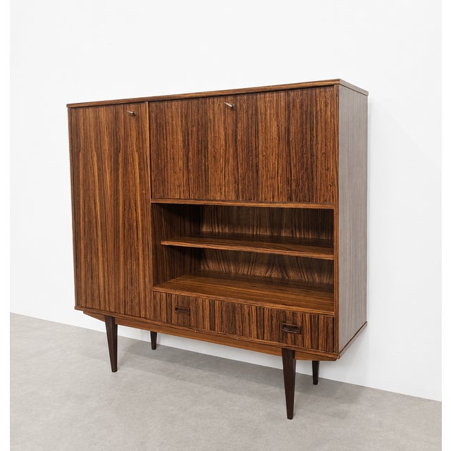 Mid-Century Highboard with Bar and Writing Desk, 1960s For Sale - Image 3 of 9