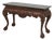 Georgian Style Mahogany Marble Top Console Table For Sale