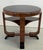 Art Deco Round Walnut Coffee Table, 1930s For Sale - Image 4 of 8