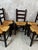 Wood Vintage Chairs in Solid Wood, 1960, Set of 6 For Sale - Image 7 of 15