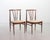 Wood Scandinavian Wood Spindle Back Dining Chairs with Caramel Leatherette Upholstery, 1970s, Set of 4 For Sale - Image 7 of 16