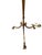 Mid-Century Modern Vintage Floor Lamp in Wrought Iron and Gilt from Maison Ramsay, 1940 For Sale - Image 3 of 8