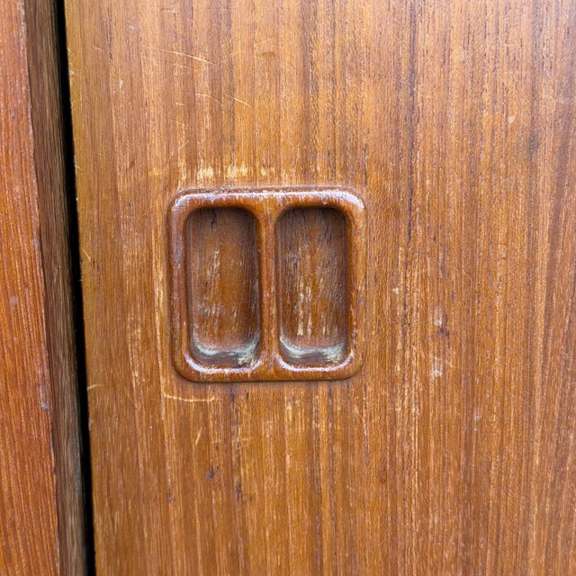 Mid Century Modern Teak Credenza For Sale - Image 9 of 11