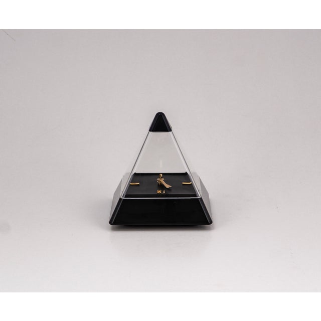 1980s Pyramid Clock by Hidekatsu Nomizu for Tochigi Tokei, 1989 For Sale - Image 5 of 14