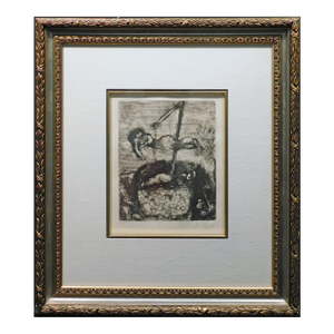 Mark Chagall "From Les Fables De La Fontaine" the Fortune and the Young Boy