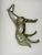 Late 20th Century Vintage Cast Metal Horse Figurine With Aged Silver Patina For Sale - Image 5 of 7