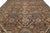 Brick Red Mahal Wool Area Rug - Transitional Geometric Floral Design - Earth Tone Decor For Sale - Image 8 of 10