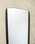 A wonderful vintage mirror from the 1950s/1960s. Beautifully preserved! The mirror surface is bordered with black edges.