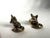 English Traditional Small Figurative Fox Solid Brass Cabinet Knobs, a Pair For Sale - Image 10 of 10