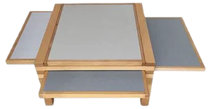 Vintage Model Hexa Coffee Table by Bernard Vuarnesson for Bellato, 1980s