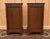 Louis-Philippe Bedside Tables in Walnut and Walnut Burl, Set of 2 For Sale - Image 4 of 5