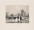 Frédéric August Laguillermie, The Ford Crossing, Etching, Late 19th Century For Sale