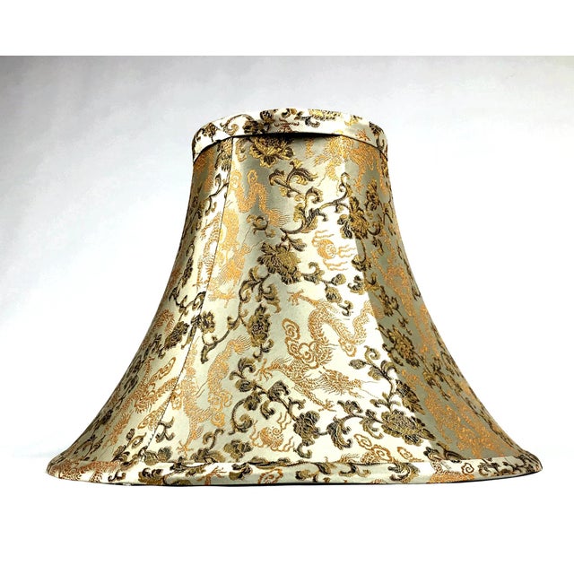 Mid Century Chinoiserie Silk Lamp Shade Chairish