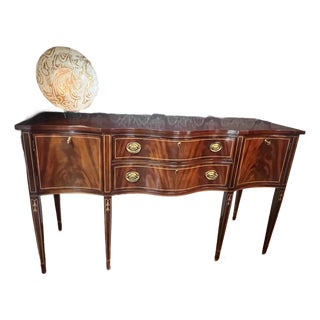 Hickory White Mahogany Sideboard For Sale