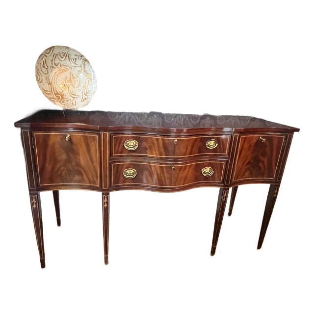 Hickory White Mahogany Sideboard For Sale